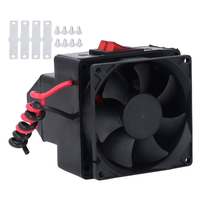 Auto-Windschutzscheibenheizung DC12V 300W Doppelschalter Temperatur einstellbar Tragbare Autoheizung Defroster Leise Schnelle Heizung Universelle Anwendung von Mavaol