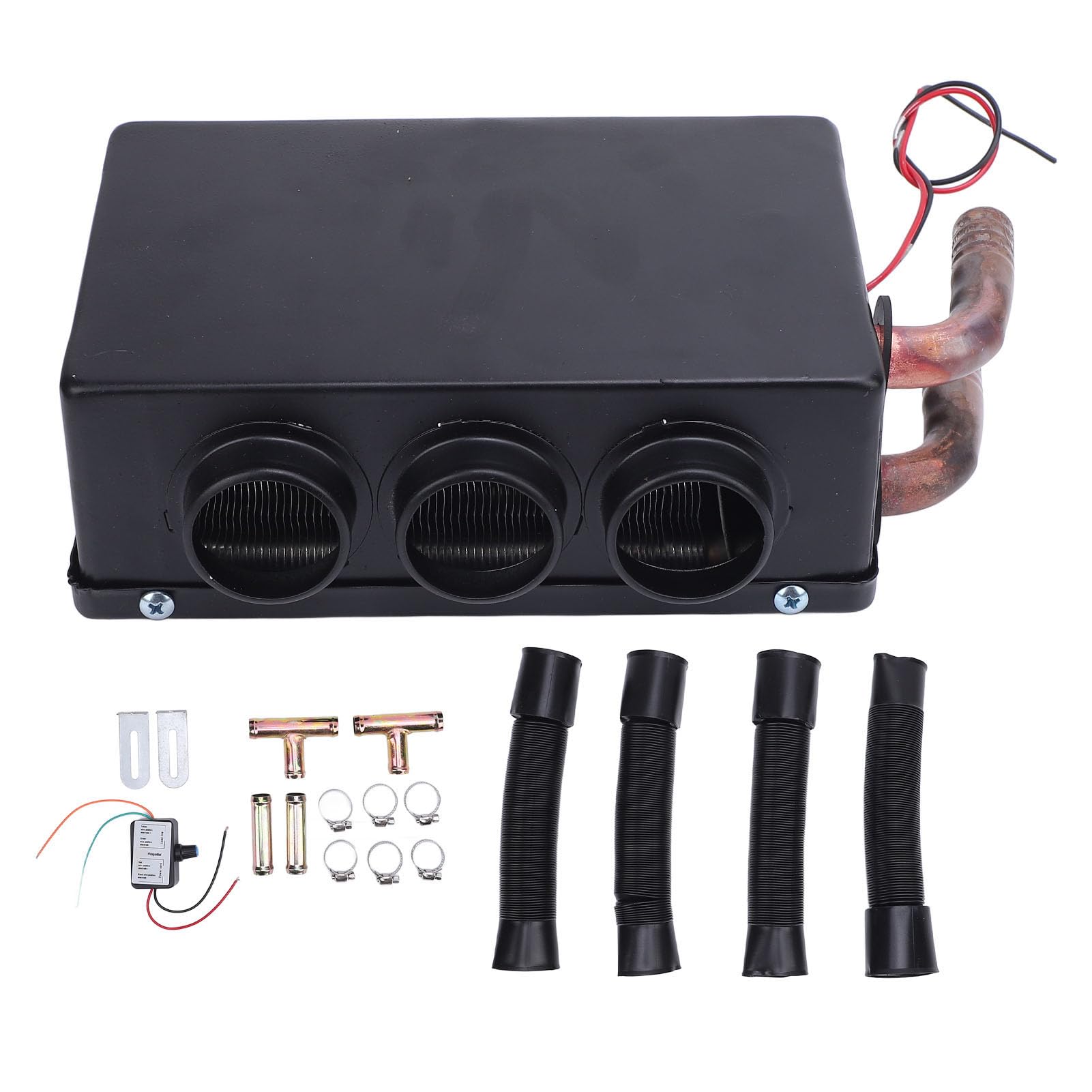 DC24V 500W Auto -LKW -Heizung Low Rauschen 3 Anschlüsse 80cfm Luftstrom 8500BTU Tragbarer Heizung Auto Windschutzscheibe Defogger Defroster für Fahrzeuge DC24V 500W Auto -LKW -Heizung Low Rauschen 3 Anschlüsse 80cfm Luftstrom 8500BTU Tragbarer Heizung Auto Windschutzscheibe Defogger Defroster für Fahrzeuge von Mavaol