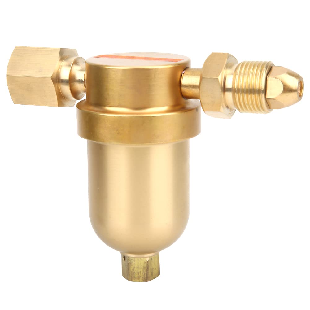 Hochdruckgasfilter mit robustem dauerhaftem Kupfermaterial zum Filtern von Schlickstaub Partikeln Verunreinigungen Einfache Installation 5/8 externer Gewindelufteinlass und 5/8 Hochdruckgasfilter mit robustem dauerhaftem Kupfermaterial zum Filtern von Schlickstaub Partikeln Verunreinigungen Einfache Installation 5/8 externer Gewindelufteinlass und 5/8 von Mavaol