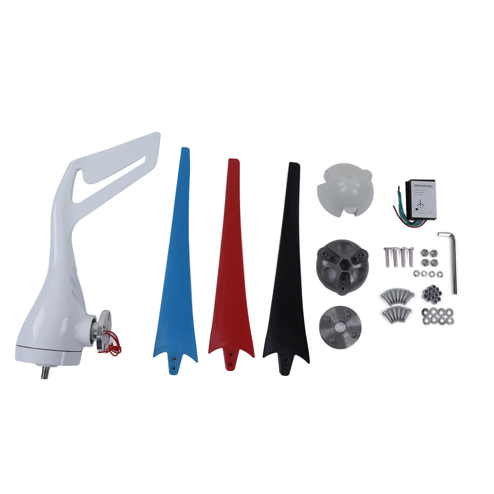 Windturbinengenerator 3 Farbe Minitype Nylon Lüfter Blade Hybrid Ladung Controller Street Light 200W (DC12V) von Mavaol