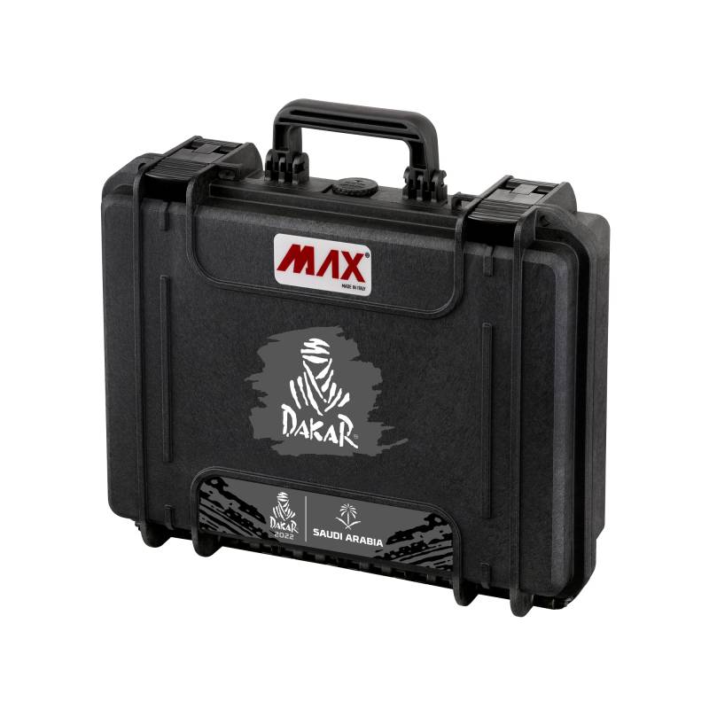 MAX - MAX380H115S-DKR luftdichter Koffer Serie Dakar, schwarz, 380 x 270 x 115 mm von MAX