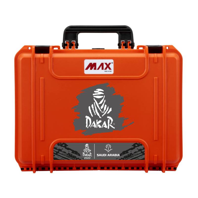 MAX - MAX430-DKR-ORANGE luftdichter Koffer Serie Dakar, orange, 426 x 290 x 159 mm von MAX