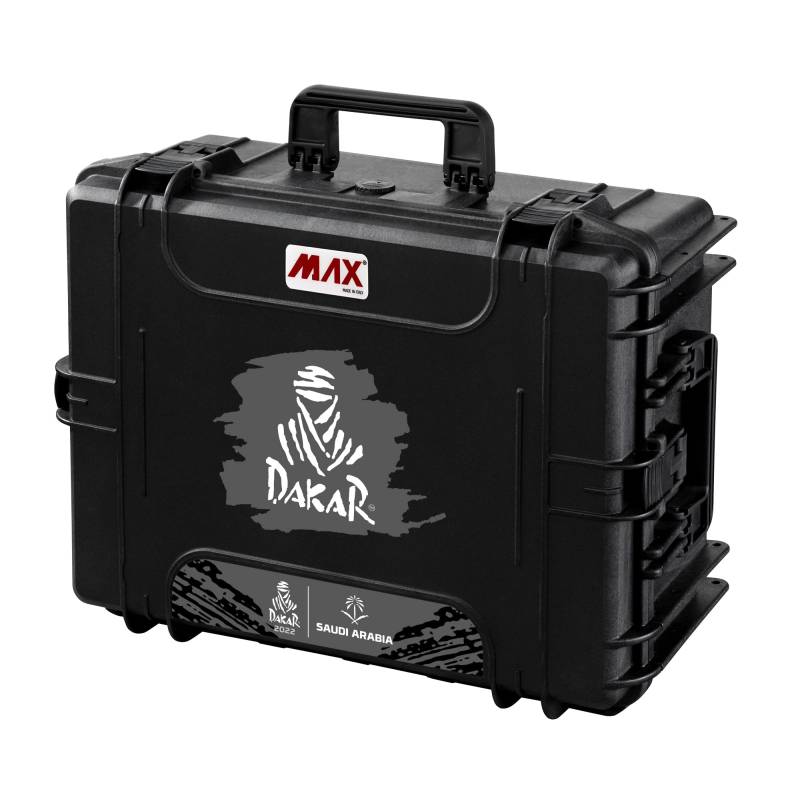 MAX - MAX540H245CAMORGTR-DKR luftdichter Koffer Serie Dakar, schwarz, 538 x 405 x 245 mm von MAX