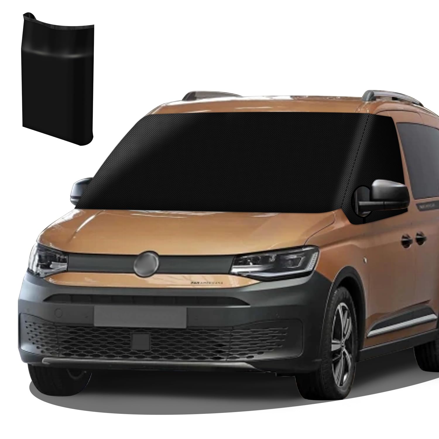 MaxEarn Für Caddy 2004 Frontscheibe Wrap Cover, 600D Oxford Stoff Verdunkelung Wasserdicht Auto Windschutzscheibe Abdeckung Frostschutz Wetterfeste Schutzhülle für VW Transporter MaxEarn Für Caddy 2004 Frontscheibe Wrap Cover, 600D Oxford Stoff Verdunkelung Wasserdicht Auto Windschutzscheibe Abdeckung Frostschutz Wetterfeste Schutzhülle für VW Transporter von MaxEarn