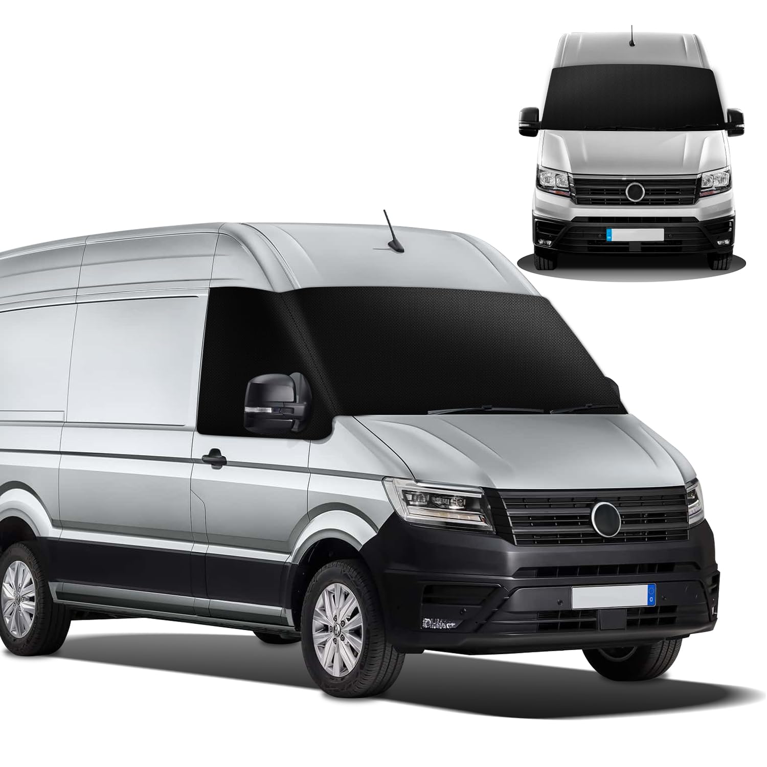 MaxEarn Windschutzscheibenabdeckung für VW Crafter 600D Verdunkelung wasserdichte Auto-Windschutzscheibenabdeckung, Frostschutz, wetterfester Vorhang, Campingabdeckung für VW Crafter 2018-2023 MaxEarn Windschutzscheibenabdeckung für VW Crafter 600D Verdunkelung wasserdichte Auto-Windschutzscheibenabdeckung, Frostschutz, wetterfester Vorhang, Campingabdeckung für VW Crafter 2018-2023 von MaxEarn