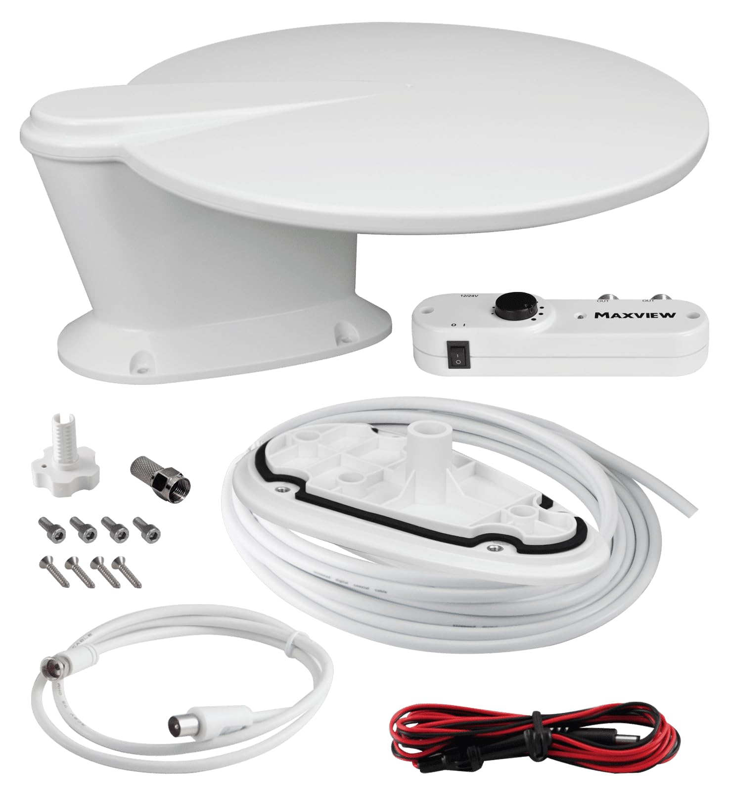 Maxview Rundumantenne Gazelle 12/24 Volt, weiß Maxview Rundumantenne Gazelle 12/24 Volt, weiß von Maxview