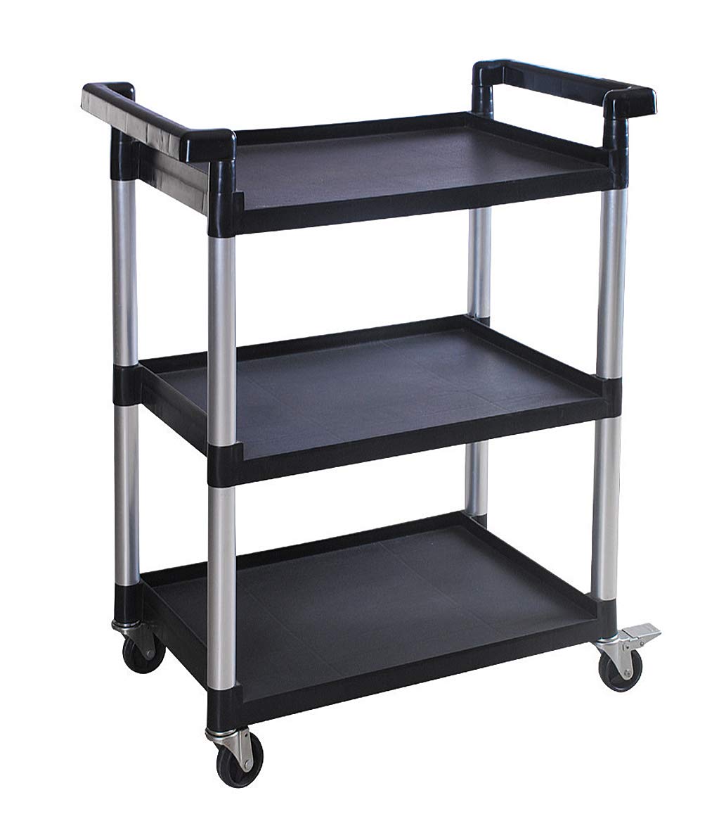 MaxWorks 80774 Mehrzweckwagen aus Kunststoff mit Rädern, 3 Ebenen, maximale Tragkraft 102 kg MaxWorks 80774 Mehrzweckwagen aus Kunststoff mit Rädern, 3 Ebenen, maximale Tragkraft 102 kg von MaxWorks
