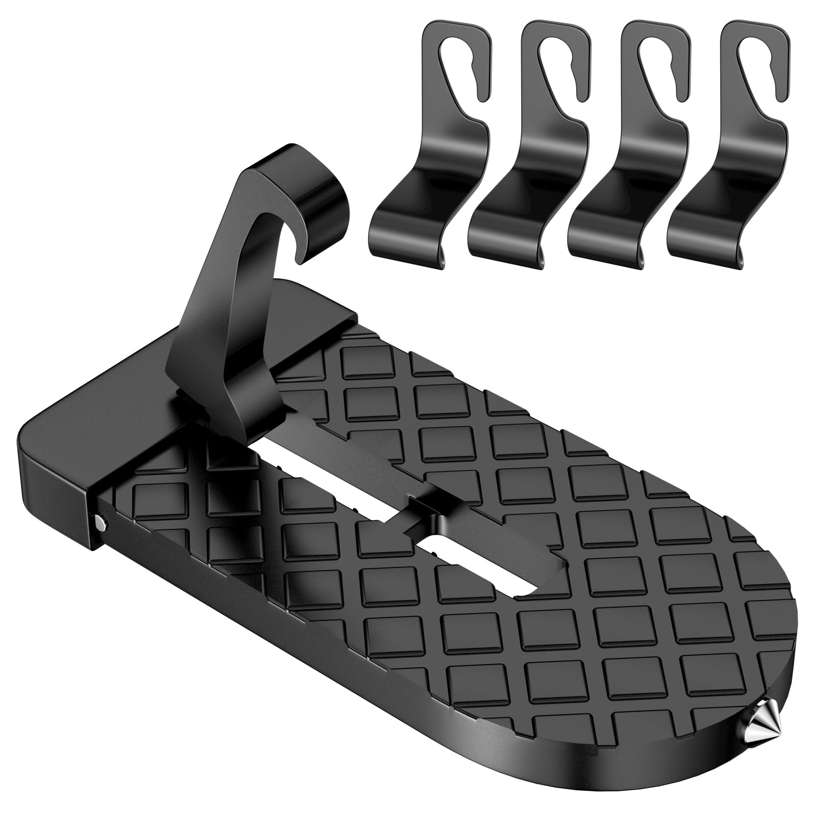 Maxentico Auto Türstufe Unterstützt Bis zu 200 Kg, Autotür Trittstufe mit 4 Haken, Türstufe Trittbretter, Türstufe Klappbare, Auto Türstufe Klappbare Autotür Pedal, Auto Türstufe Klappbar für Fahrzeug Maxentico Auto Türstufe Unterstützt Bis zu 200 Kg, Autotür Trittstufe mit 4 Haken, Türstufe Trittbretter, Türstufe Klappbare, Auto Türstufe Klappbare Autotür Pedal, Auto Türstufe Klappbar für Fahrzeug von Maxentico
