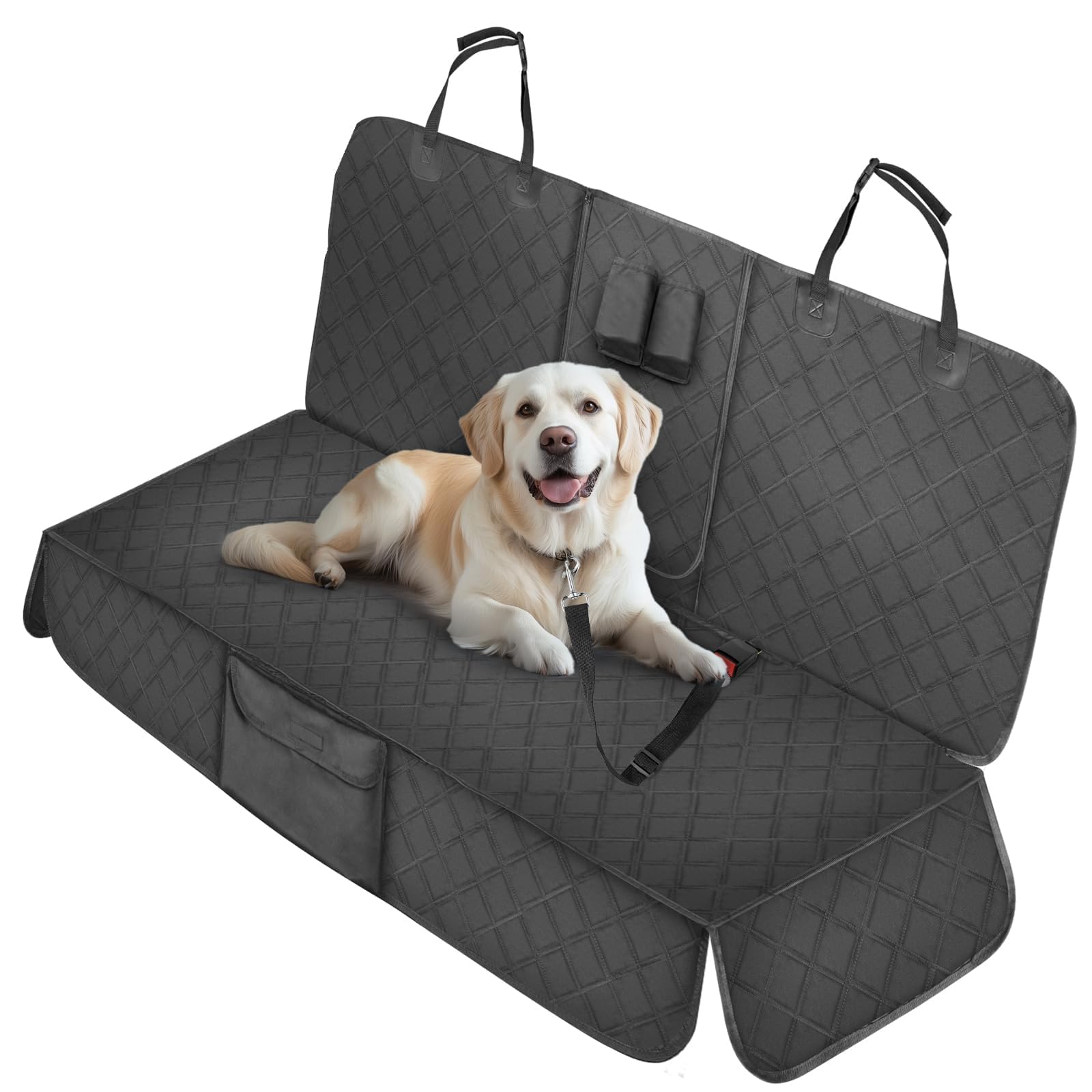 Maxetodo Auto Hundedecke Rücksitz Hundesitz Hundematte Mit Sicherheitsgurte Aufbewahrungstasche Wasserdicht Kratzfeste Autoschutzdecke Für Alle PKWs SUV LKW Kofferraumschutz Maxetodo Auto Hundedecke Rücksitz Hundesitz Hundematte Mit Sicherheitsgurte Aufbewahrungstasche Wasserdicht Kratzfeste Autoschutzdecke Für Alle PKWs SUV LKW Kofferraumschutz von Maxetodo