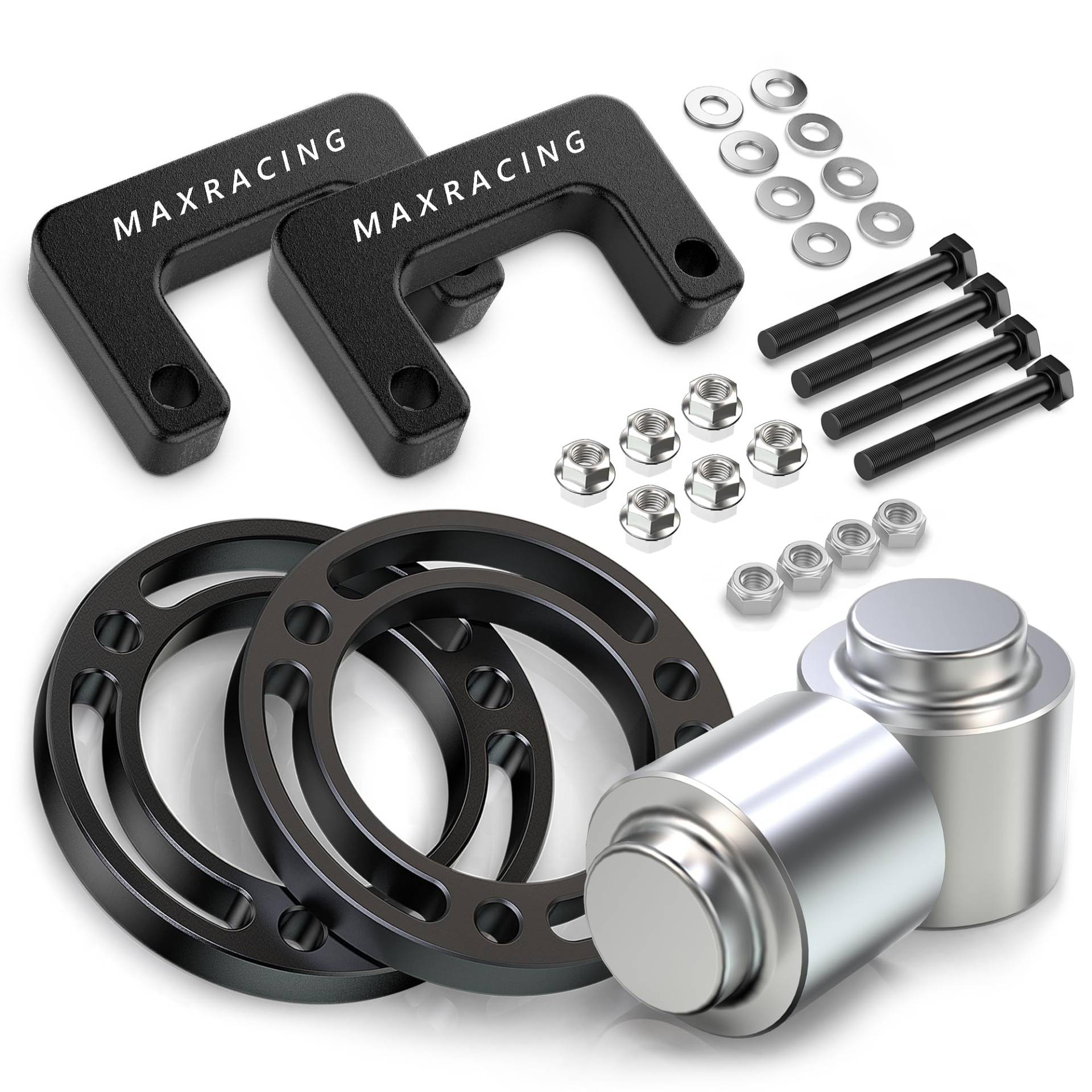 MAXRACING 8,9 cm + 7,6 cm Front-Nivellierhebe-Set, kompatibel mit Chevy Tahoe 2007–2020, Chevy Suburban 1500, 2007–2013, Chevy Avalanche 1500, 2000–2000 GMC Yukon 1500 20 0 00 MAXRACING 8,9 cm + 7,6 cm Front-Nivellierhebe-Set, kompatibel mit Chevy Tahoe 2007–2020, Chevy Suburban 1500, 2007–2013, Chevy Avalanche 1500, 2000–2000 GMC Yukon 1500 20 0 00 von Maxracing
