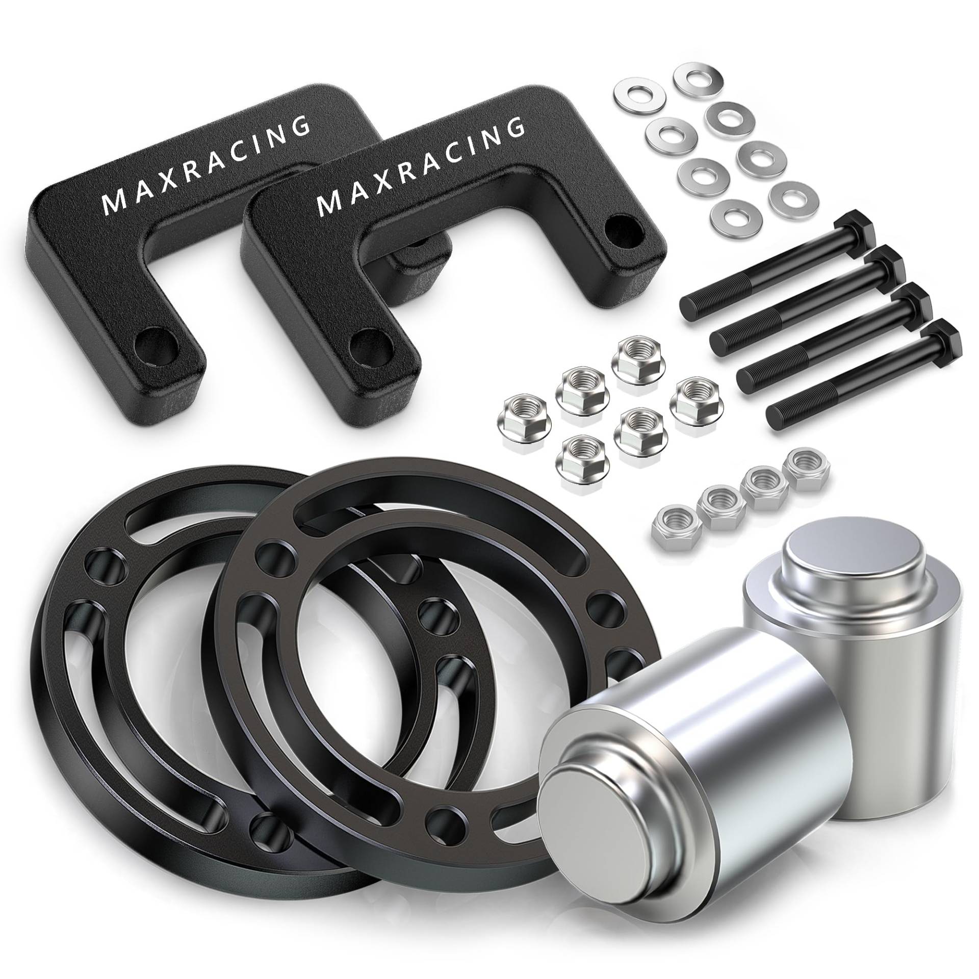 MAXRACING 8,9 cm + 8,9 cm Front-Nivellierhebe-Set, kompatibel mit Chevy Tahoe 2007–2020, Chevy Suburban 1500, 2007–2013, Chevy Avalanche 1500, 2000–2000 GMC Yukon 1500 20 0 00 MAXRACING 8,9 cm + 8,9 cm Front-Nivellierhebe-Set, kompatibel mit Chevy Tahoe 2007–2020, Chevy Suburban 1500, 2007–2013, Chevy Avalanche 1500, 2000–2000 GMC Yukon 1500 20 0 00 von Maxracing