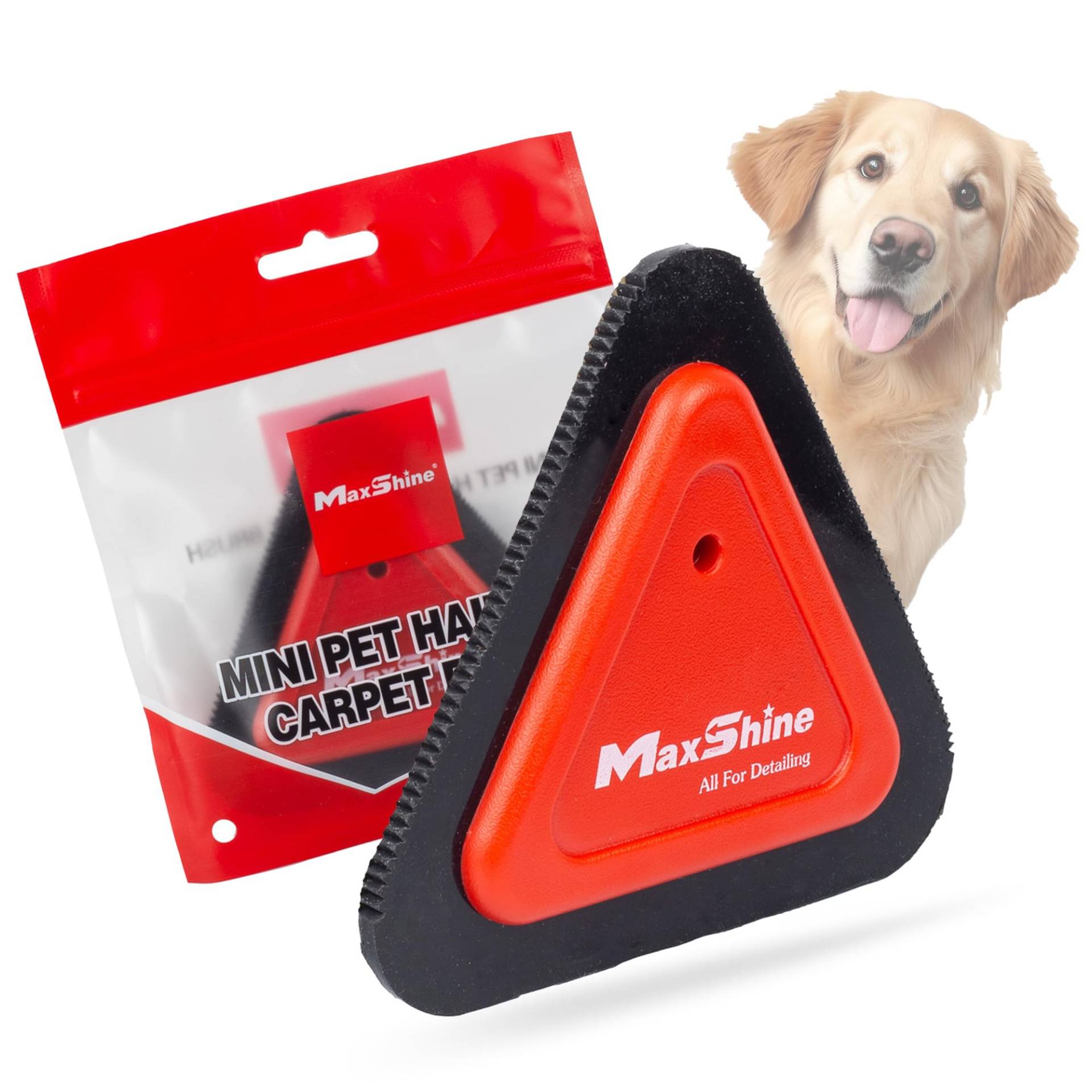 Maxshine Mini-Teppichbürste für Tierhaare - Kurzes Haar - Rot - Hunde Maxshine Mini-Teppichbürste für Tierhaare - Kurzes Haar - Rot - Hunde von Maxshine