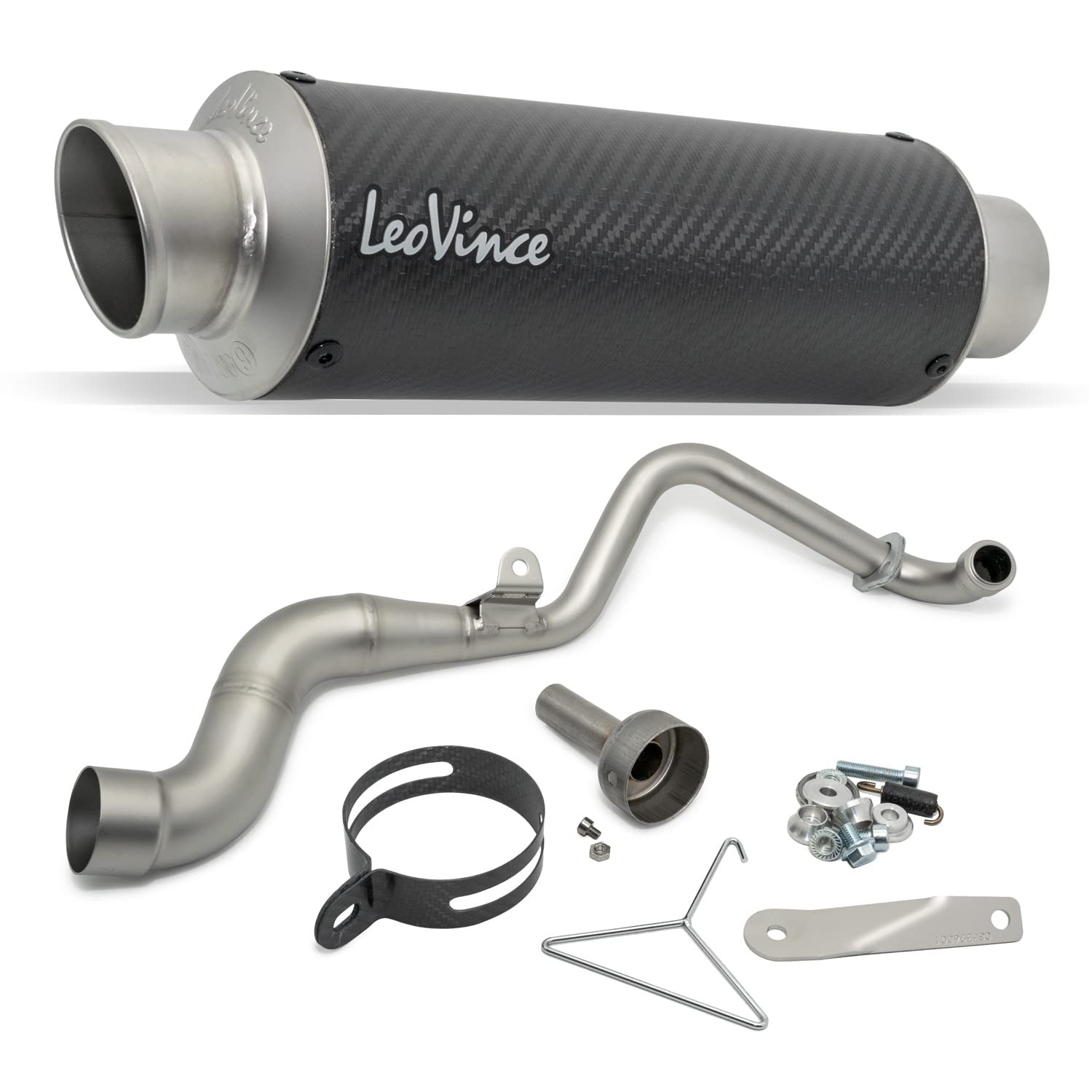 Auspuffanlage LeoVince Komplettanlage GP CORSA, Carbon für Honda MSX 125 / GROM von Maxtuned