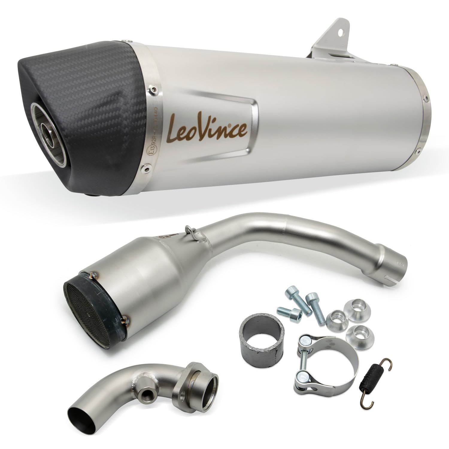 Auspuffanlage LeoVince Komplettanlage SBK LV ONE EVO, Edelstahl, Carbon Kappe, 1/1, mit Zulassung für Piaggio Vespa GTS 300 HPE mit Kat Auspuffanlage LeoVince Komplettanlage SBK LV ONE EVO, Edelstahl, Carbon Kappe, 1/1, mit Zulassung für Piaggio Vespa GTS 300 HPE mit Kat von Maxtuned