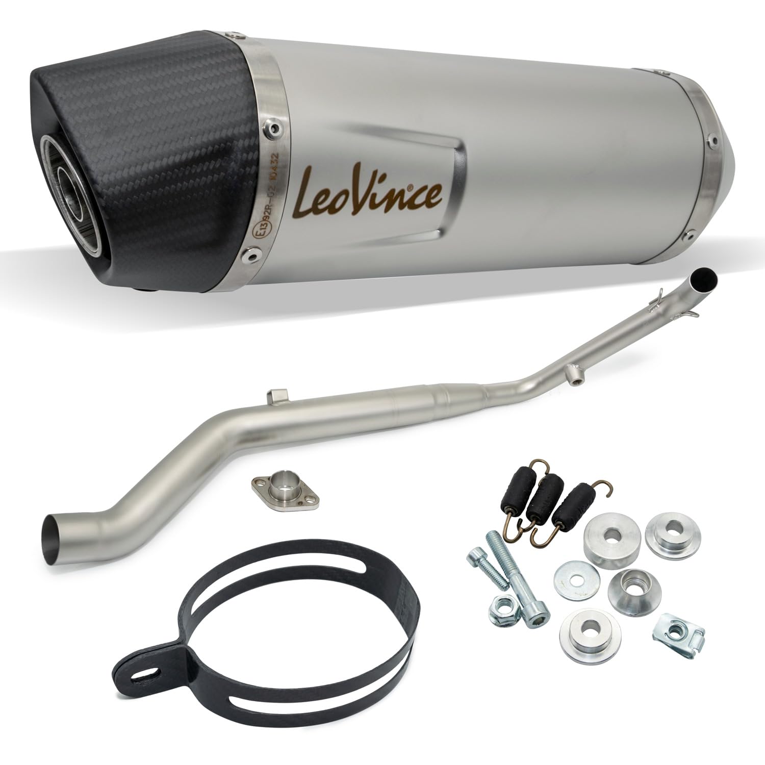 Auspuffanlage LeoVince Komplettanlage SBK LV ONE EVO, Edelstahl, Carbon Kappe, 1/1, mit Zulassung für Yamaha MT-125 / YZF-R125 mit Kat Auspuffanlage LeoVince Komplettanlage SBK LV ONE EVO, Edelstahl, Carbon Kappe, 1/1, mit Zulassung für Yamaha MT-125 / YZF-R125 mit Kat von Maxtuned