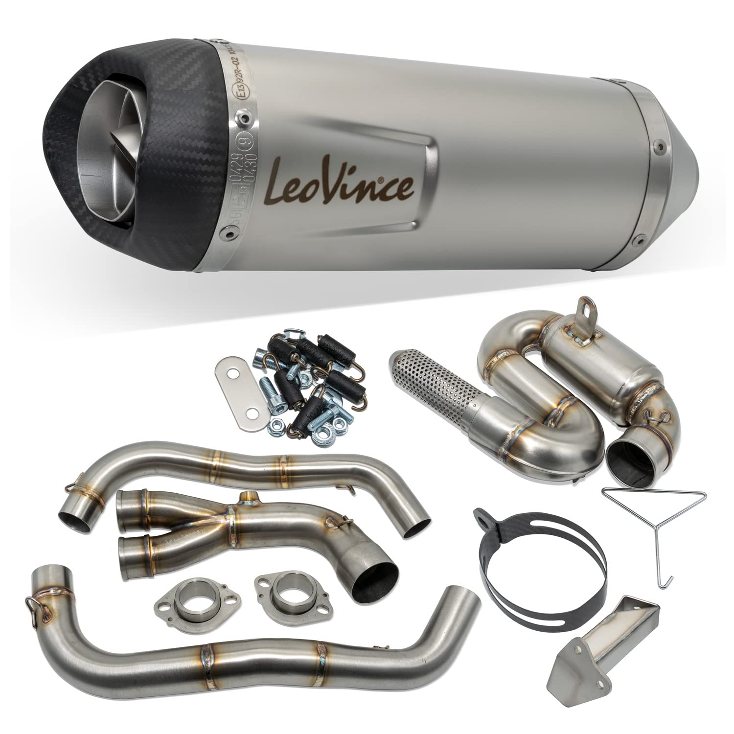 Auspuffanlage LeoVince Komplettanlage SBK LV ONE EVO, Edelstahl, Carbon Kappe, 2/1, mit Zulassung für Yamaha MT-07 mit Kat Auspuffanlage LeoVince Komplettanlage SBK LV ONE EVO, Edelstahl, Carbon Kappe, 2/1, mit Zulassung für Yamaha MT-07 mit Kat von Maxtuned