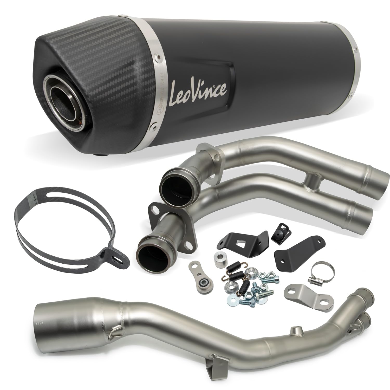 Auspuffanlage LeoVince Komplettanlage SBK LV ONE EVO Black Edition, Edelstahl schwarz, Carbon Kappe, 2/1 für Yamaha TMAX 530 ABS/DX/SX Auspuffanlage LeoVince Komplettanlage SBK LV ONE EVO Black Edition, Edelstahl schwarz, Carbon Kappe, 2/1 für Yamaha TMAX 530 ABS/DX/SX von Maxtuned