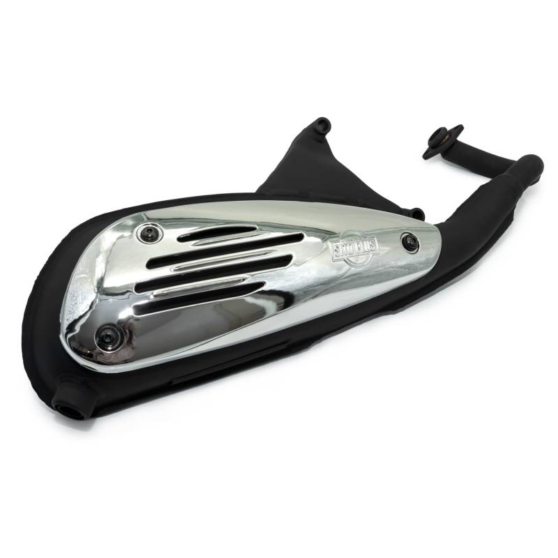 Auspuffanlage LeoVince Komplettanlage SITO PLUS, Stahl, mit Zulassung für Aprilia Mojito/Habana 50 / Vespa ET2 / LX 50 von Maxtuned