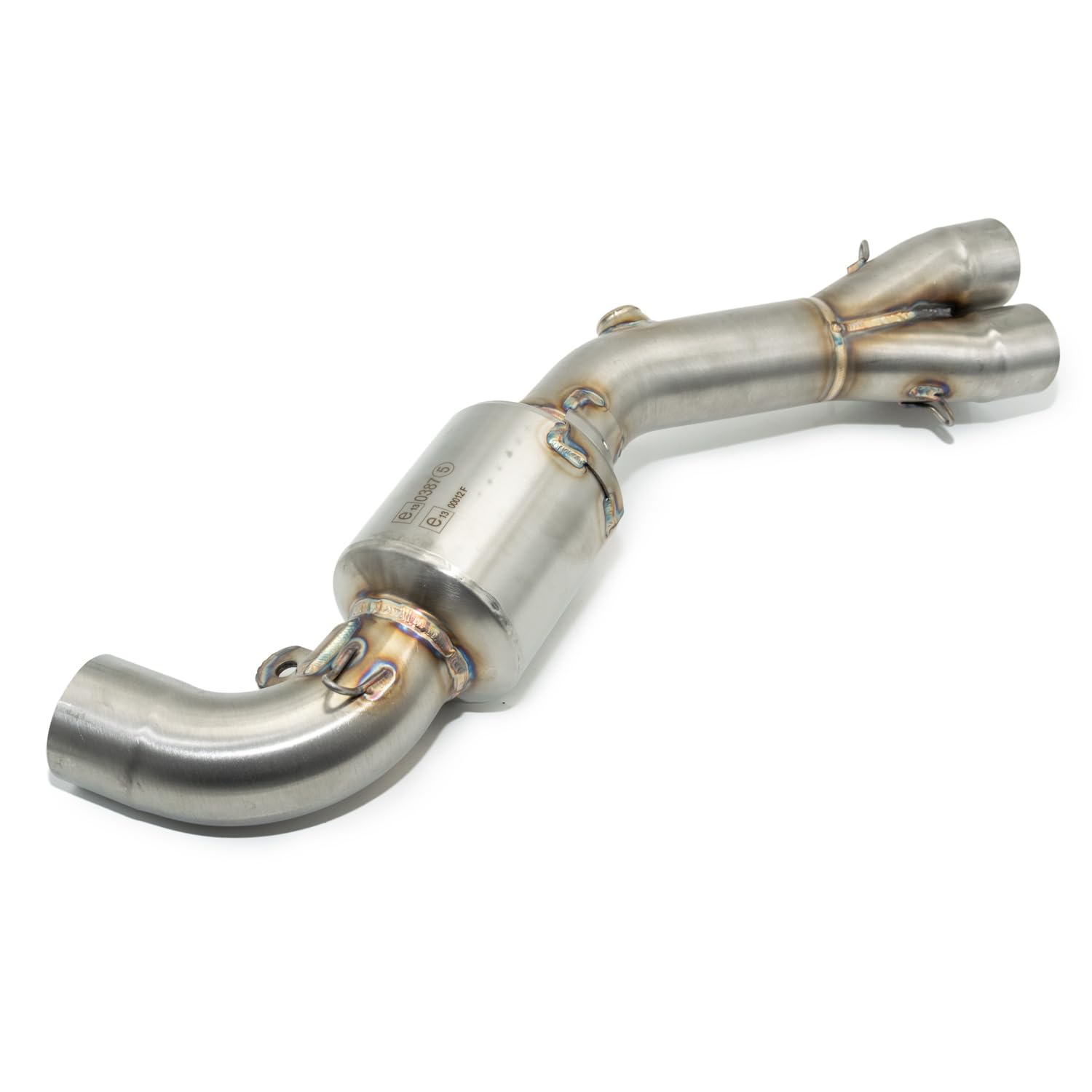 Auspuffrohr Ersatzteil Set LeoVince Verbindungsrohr Auspuffanlage, 3/1, mit Katalysator für Yamaha Tracer 900 Auspuffrohr Ersatzteil Set LeoVince Verbindungsrohr Auspuffanlage, 3/1, mit Katalysator für Yamaha Tracer 900 von Maxtuned