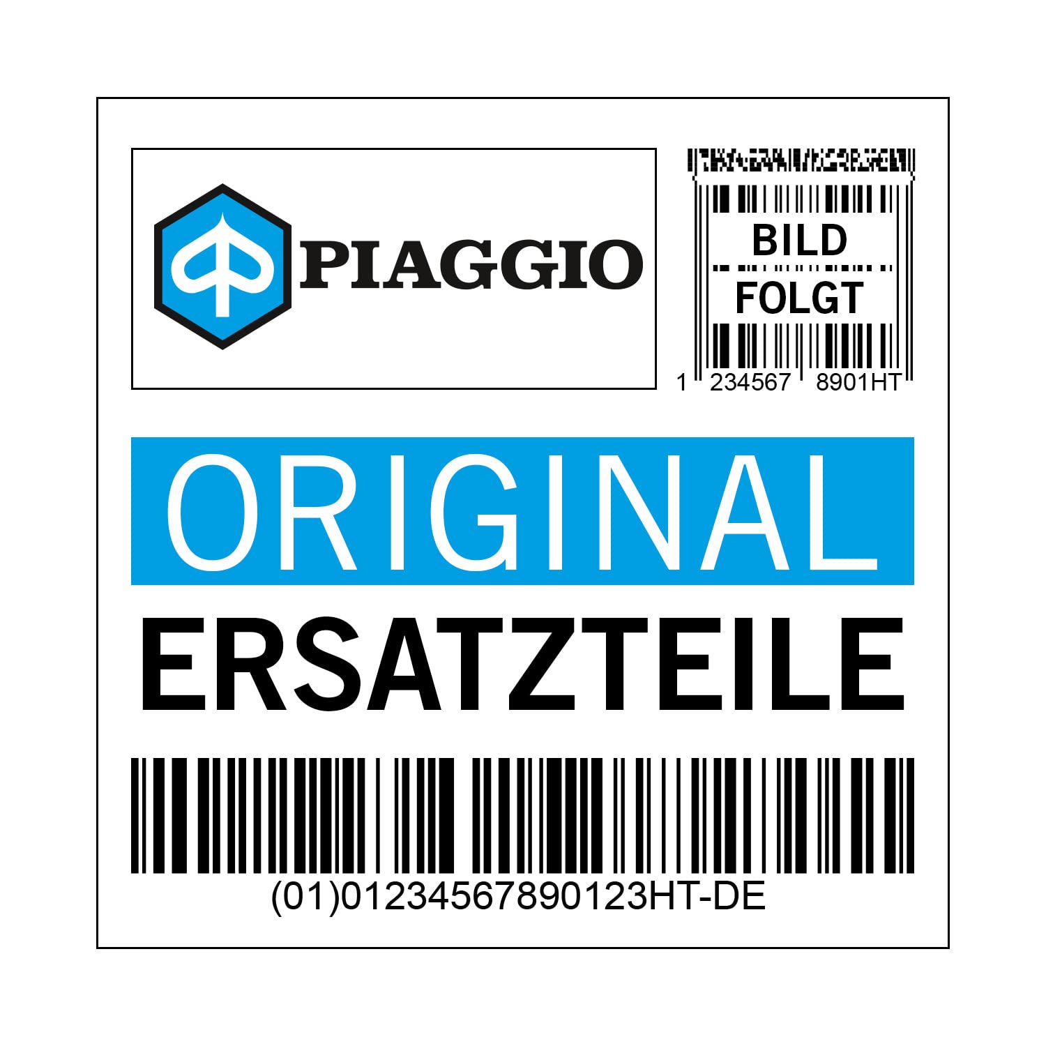Dekor Piaggio Emblem, Ape Calessino, 658517 von Maxtuned