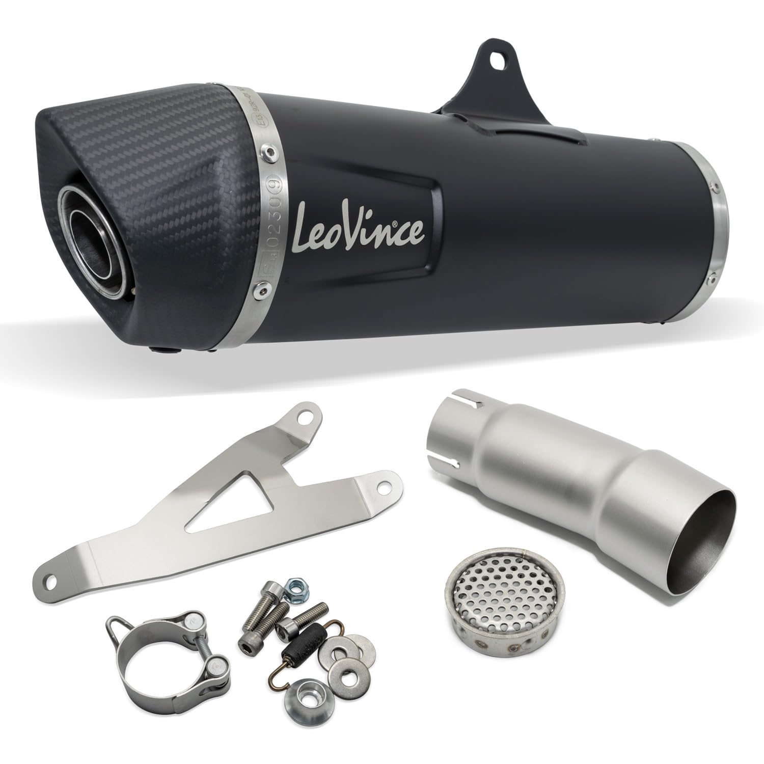 Endschalldämpfer LeoVince SLIP-ON SBK NERO, Edelstahl schwarz, Carbon Kappe, mit Zulassung für Piaggio MP3 400 / LT/RST i.e. MP3 LT 500 Sport i.e. MP3 500 / Business/LT/Sport i.e. Endschalldämpfer LeoVince SLIP-ON SBK NERO, Edelstahl schwarz, Carbon Kappe, mit Zulassung für Piaggio MP3 400 / LT/RST i.e. MP3 LT 500 Sport i.e. MP3 500 / Business/LT/Sport i.e. von Maxtuned