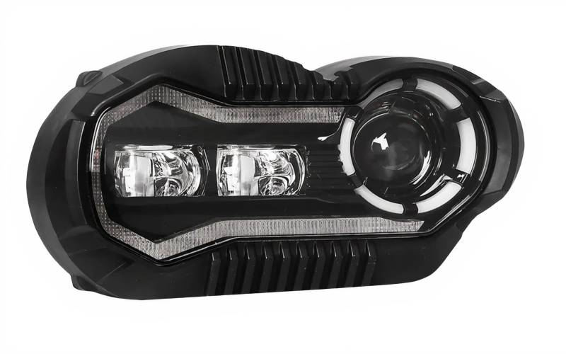 Scheinwerfer LED 'New Style' Flashtec passend für B*MW R1200 GS Bj. 2004/2005 / 2006/2007 / 2008/2009 / 2010/2011 / 2012 Hauptscheinwerfer von Flashtec