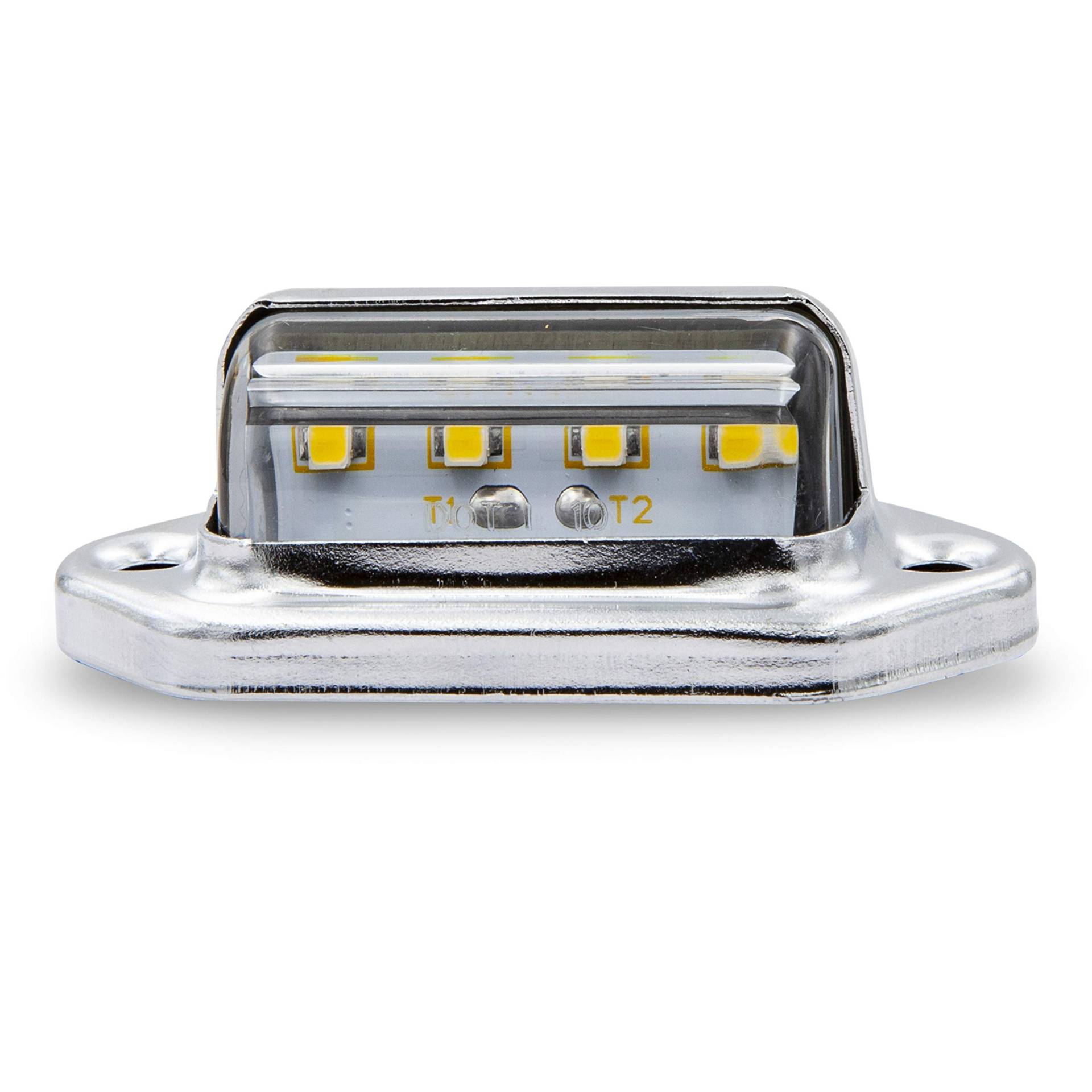 Maxxima LED Kennzeichenbeleuchtung 4,3 cm x 2,5 cm mit Edelstahl Chromblende von Maxxima