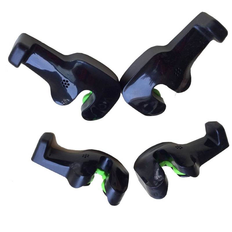 Mayco Bell 4pcs Auto Lagerung Haken,Rücksitz Kopfstütze Haken - Mantel Geldbörse Handtasche Halter(Schwarz Neu Satz von 4) von Mayco Bell