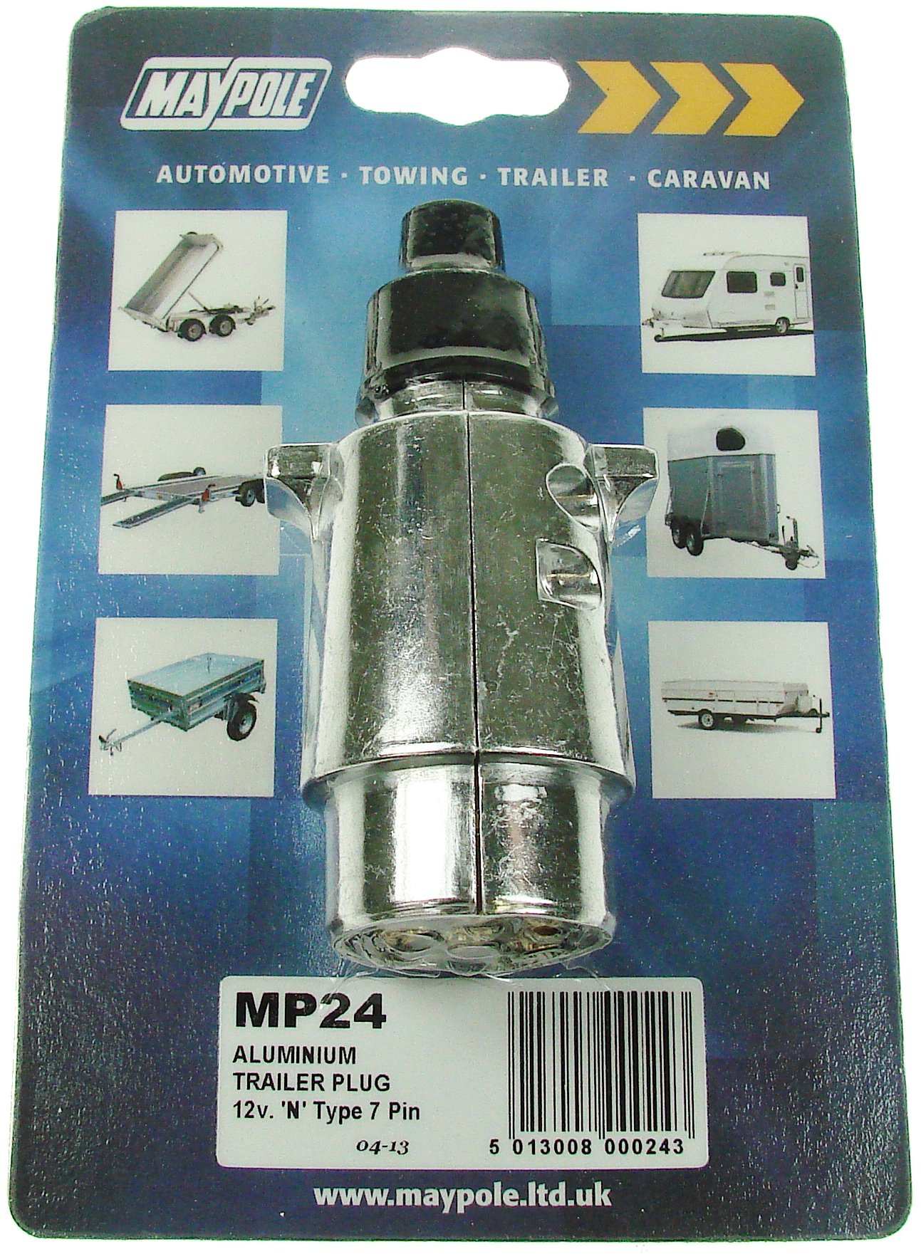 Maypole 024 7 Pin Stecker Aluminium von Maypole