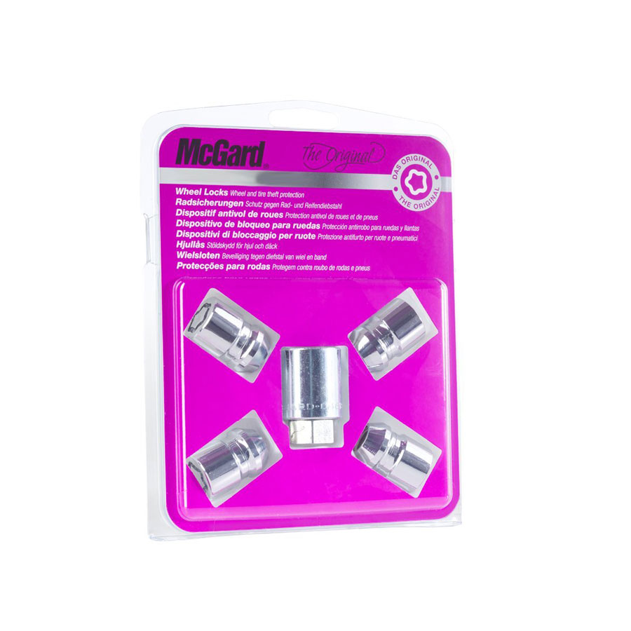 McGard Felgenschlossmuttern Kegelbund, M12 x 1,25 x 32,5 mm, in Silber, 1 Satz = 4 Stück McGard Felgenschlossmuttern Kegelbund, M12 x 1,25 x 32,5 mm, in Silber, 1 Satz = 4 Stück von McGard