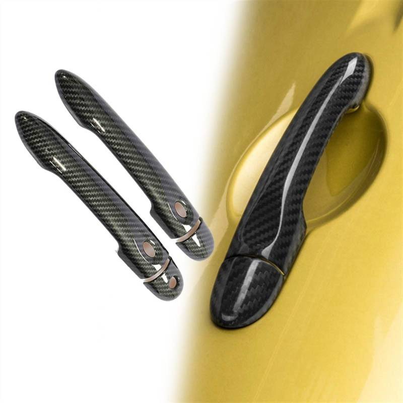 McKona Für Renault ZOE Z.E 2012 2013 2014 2015 2016 2017 Carbon Auto Türgriff Abdeckung Trim Styling Zubehör Türgriffe (Color : 2Dr 1 Key 2 Buttons) von McKona