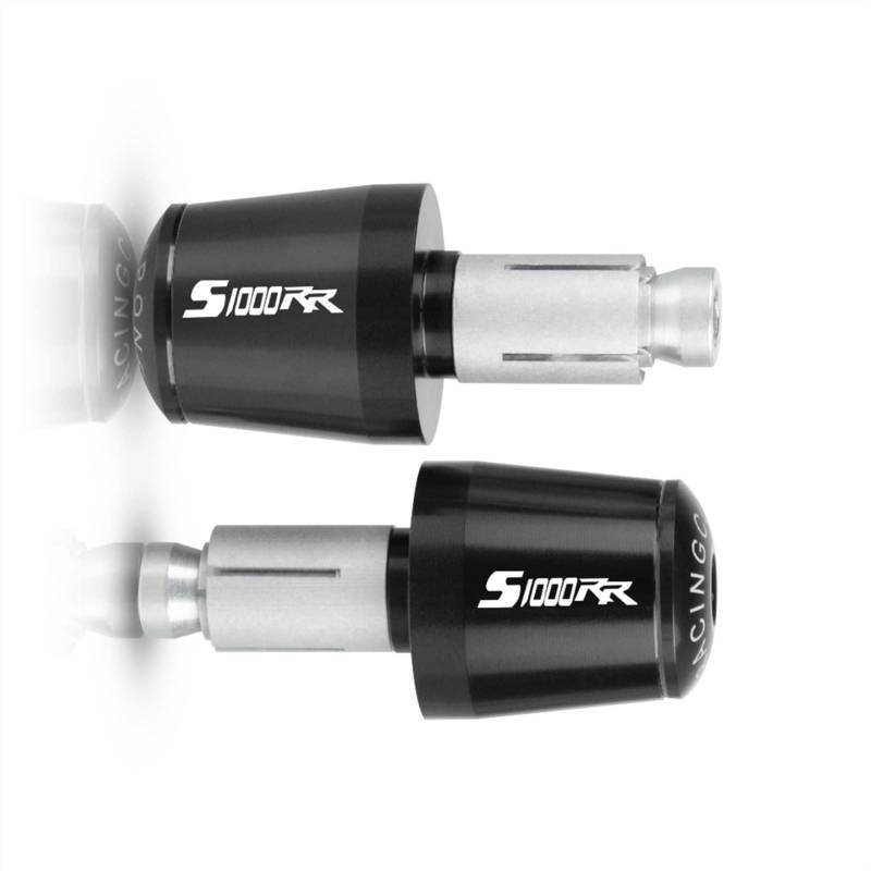 Motorrad Lenkergriffe Ende Lenkerkappe Endstopfen Für BMW S1000RR 2011 2012 2013 2014 2015 2016 2017 2018 2019 S 1000 RR Armaturen (Color : Black Black) von McKona