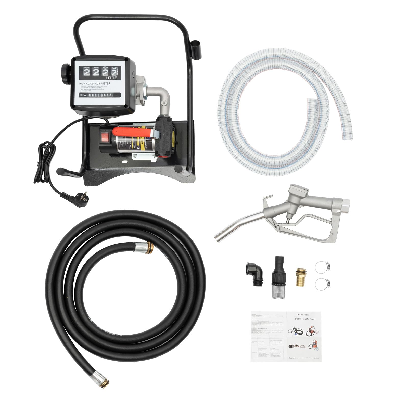230V Dieselpumpe Heizölpumpe Kraftstoffpumpe Elektrische Tankstellen Biodieselpumpe Selbstansaugende Ölpumpe mit Schlauch und Zapfpistole für PKW, Tankwagen usw. 230V Dieselpumpe Heizölpumpe Kraftstoffpumpe Elektrische Tankstellen Biodieselpumpe Selbstansaugende Ölpumpe mit Schlauch und Zapfpistole für PKW, Tankwagen usw. von MccoMMon