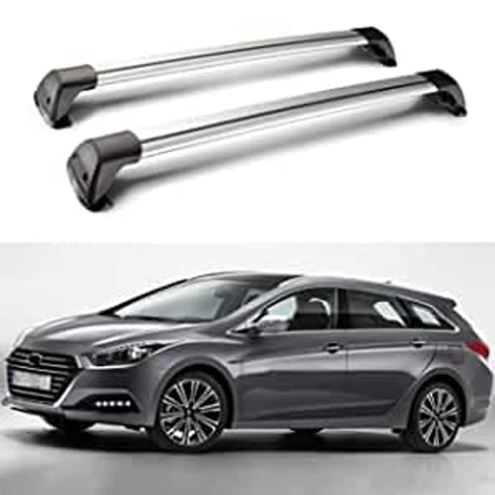 Dachträger aus Aluminium Dachträger-Querstangen für Hyundai i40 Estate 2011-2020 2 Stücke von MeFfee