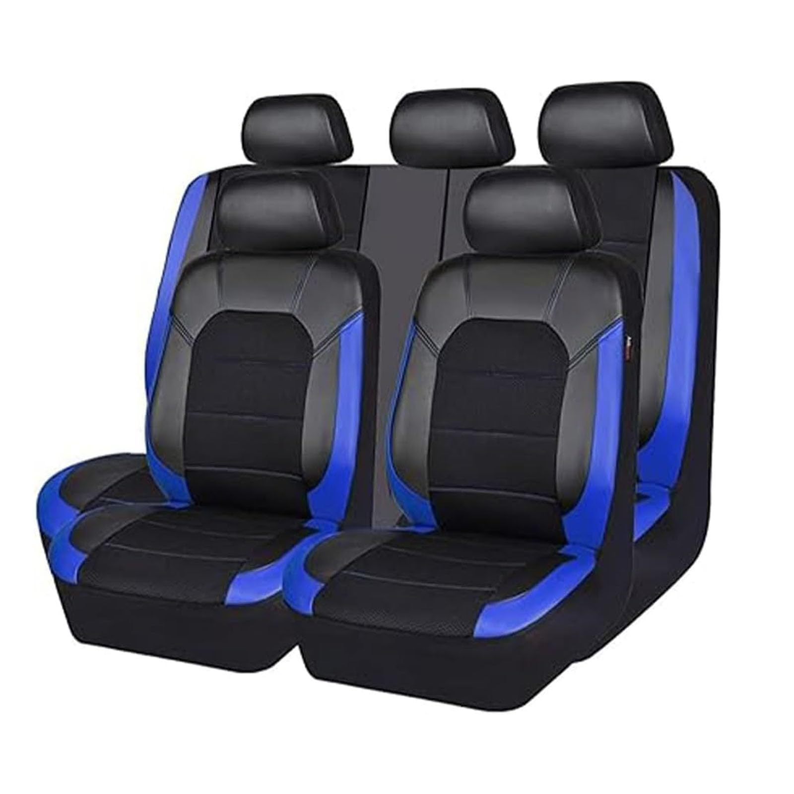 Auto Sitzbezüge Set für Mercedes Benz C-Class C180 C200 C220d C300 C300d C400 AMG C43 /C63/C63S, 9pcs Vorne und Hinten Sitzbezügesets Sitzschoner Innenraum Zubehör,A/Black Blue Auto Sitzbezüge Set für Mercedes Benz C-Class C180 C200 C220d C300 C300d C400 AMG C43 /C63/C63S, 9pcs Vorne und Hinten Sitzbezügesets Sitzschoner Innenraum Zubehör,A/Black Blue von MeKnMoney