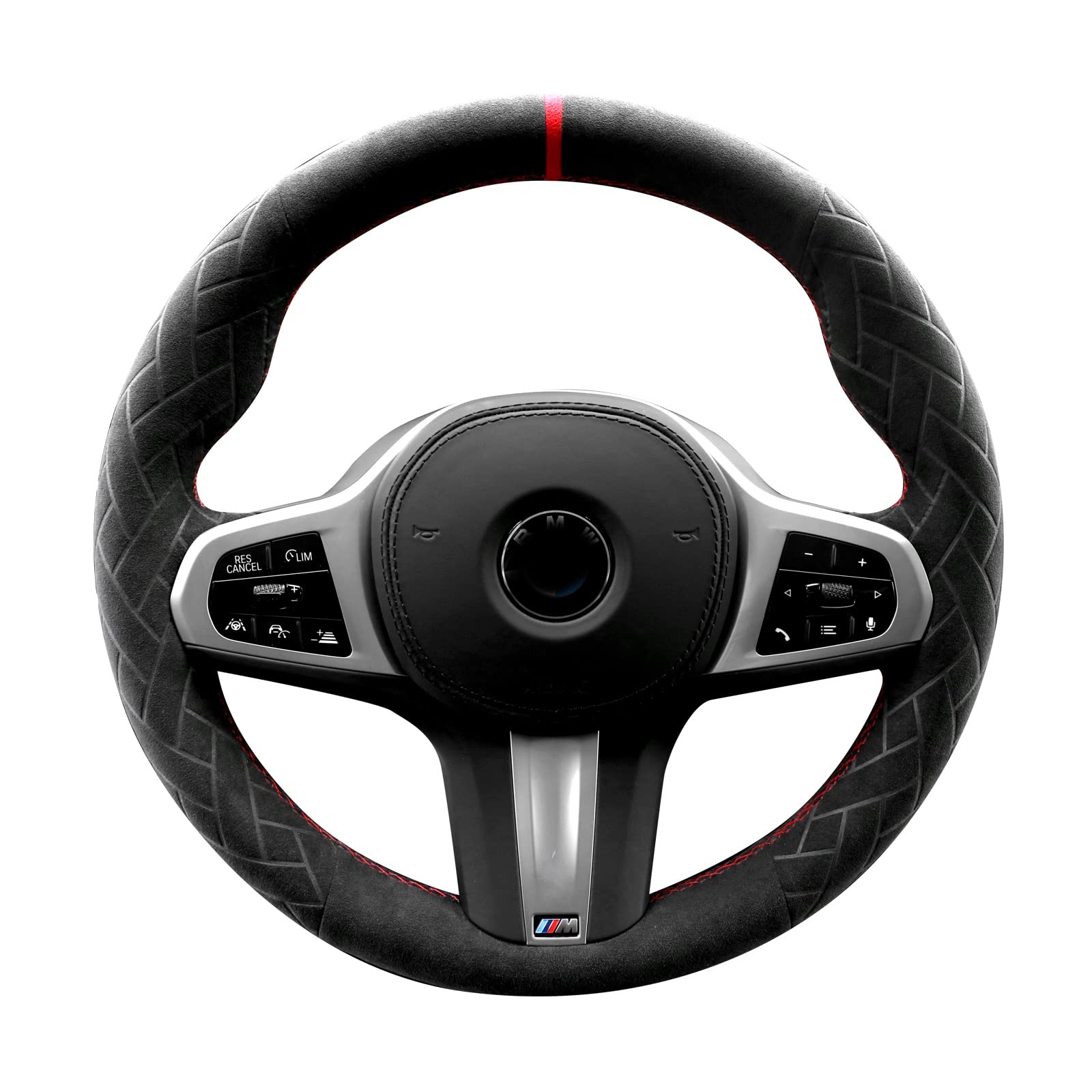 Gestrickte Lenkrad Hand Stitch Alcantara Lenkradbezug für BMW G20 G21 F40 F44 G22 G26 G30 G31 G32 G11-16 G01 G02 G05 G06 G07 G29 Gestrickte Lenkrad Hand Stitch Alcantara Lenkradbezug für BMW G20 G21 F40 F44 G22 G26 G30 G31 G32 G11-16 G01 G02 G05 G06 G07 G29 von MeOmo