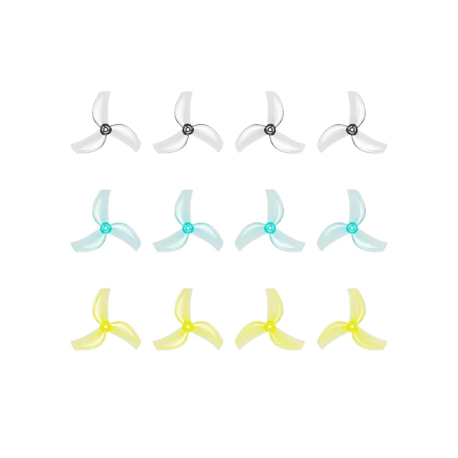 10 Paare (10 Stück CW + 10 Stück CCW) for 1611 3 Laufrad CW CCW PC Propeller for RC Pavo Brushless FPV Racing Quadcopter(10Pairs MIX Color) von MeVCWF