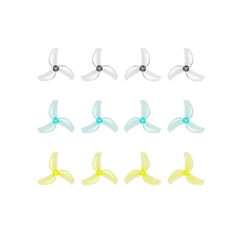 10 Paare (10 Stück CW + 10 Stück CCW) for 1611 3 Laufrad CW CCW PC Propeller for RC Pavo Brushless FPV Racing Quadcopter(10Pairs MIX Color) von MeVCWF