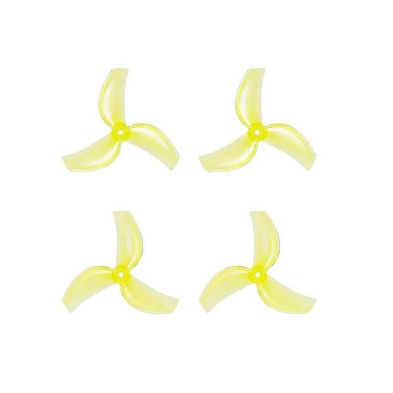 10 Paare (10 Stück CW + 10 Stück CCW) for 1611 3 Laufrad CW CCW PC Propeller for RC Pavo Brushless FPV Racing Quadcopter(10Pairs Yellow) von MeVCWF