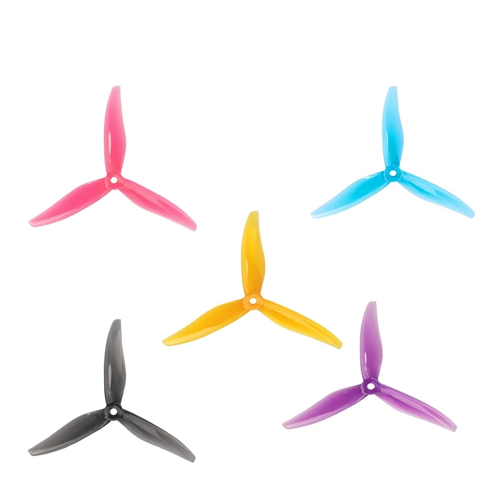 10 Paare (10 im Uhrzeigersinn + 10 gegen den Uhrzeigersinn) for 5129 5 mm Loch 3 Laufrad PC Propeller 2306 2207 Motor FPV Racing Drone Quadcopter(10Pairs MIX Color) von MeVCWF