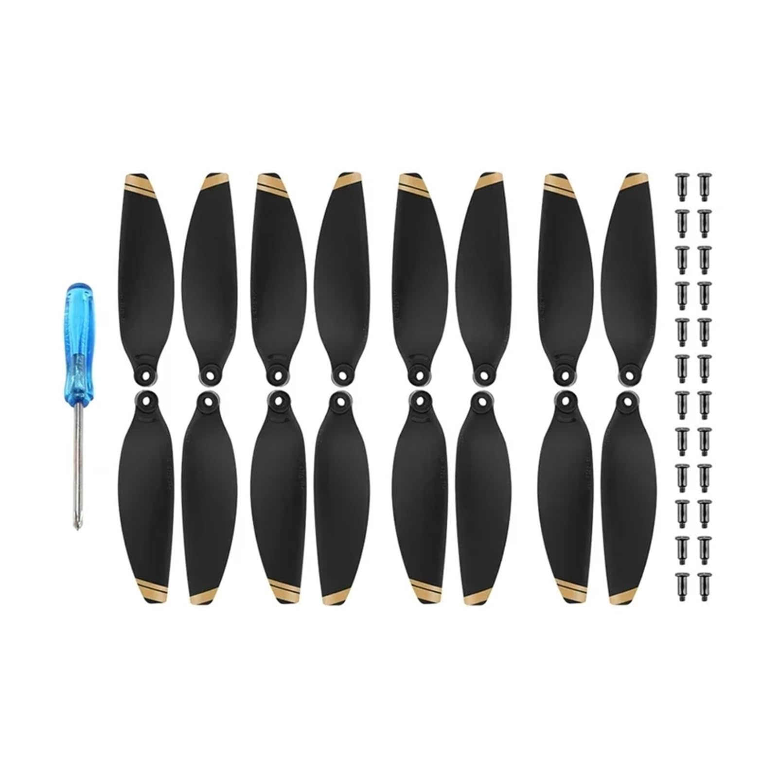 16 stücke 4726 for Propeller 4K/2/SE Drone Ersatz Prop Laufrad Leichte Flügel Fan Teile Zubehör(16 pcs gold) von MeVCWF