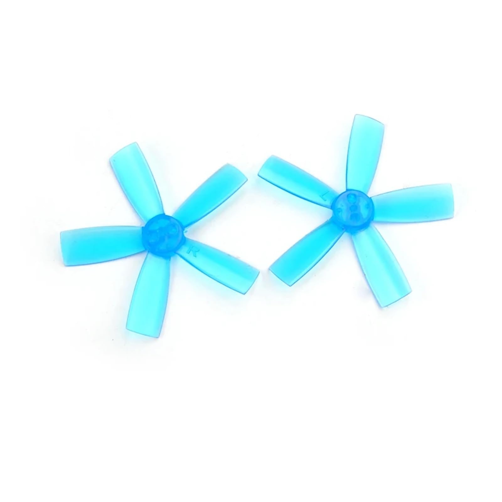2 Paare for 2035 Propeller 2 Zoll 50,8 mm PC-Propeller 5 Propeller CW CCW Propeller 1,5 mm Loch Indoor Brushless FPV Racing Drone Quadcopter(Blue) von MeVCWF