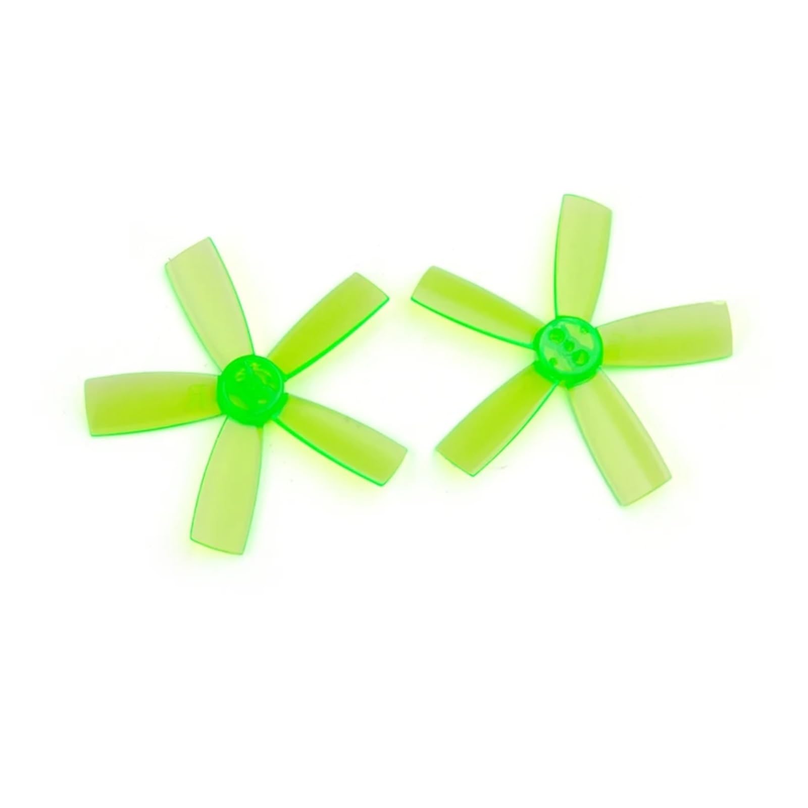 2 Paare for 2035 Propeller 2 Zoll 50,8 mm PC-Propeller 5 Propeller CW CCW Propeller 1,5 mm Loch Indoor Brushless FPV Racing Drone Quadcopter(Green) von MeVCWF