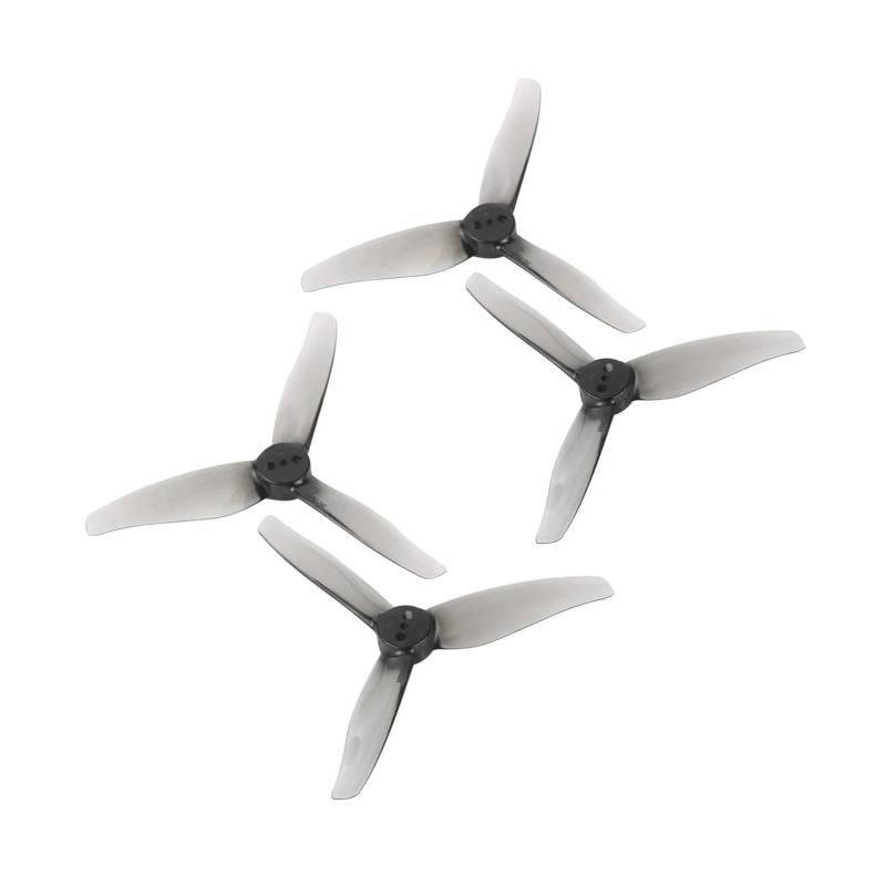 2 Paare for 3016 3 Zoll 3 Impeller PC Propeller 1,5 mm/2 mm Loch, RC Drone FPV Racing(2mm Grey) von MeVCWF