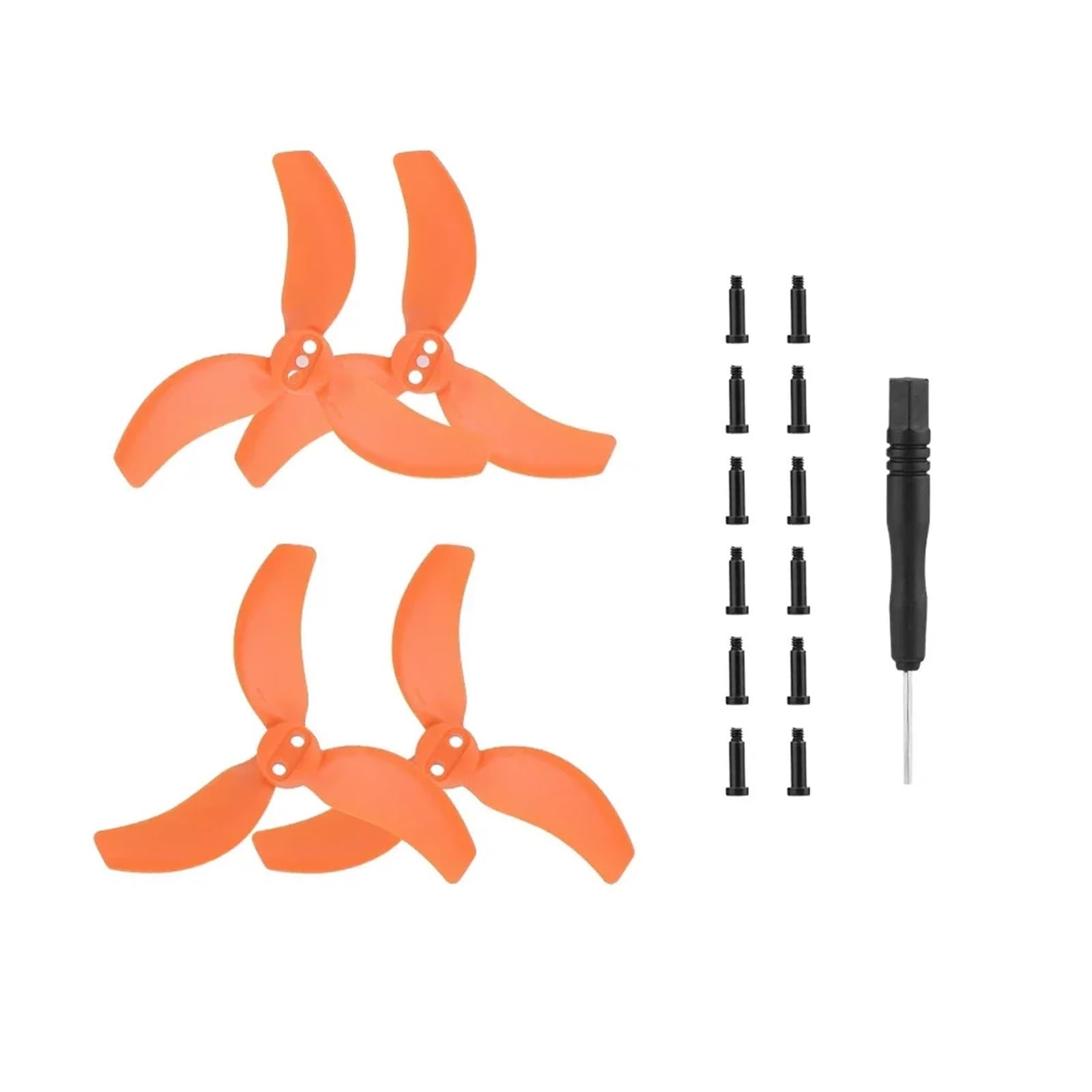 4/8 Pcs for Propeller 2 Drone Prop Laufrad Flügel Fan Ersatz Ersatzteile for 2 Zubehör(Orange 2 pairs) von MeVCWF
