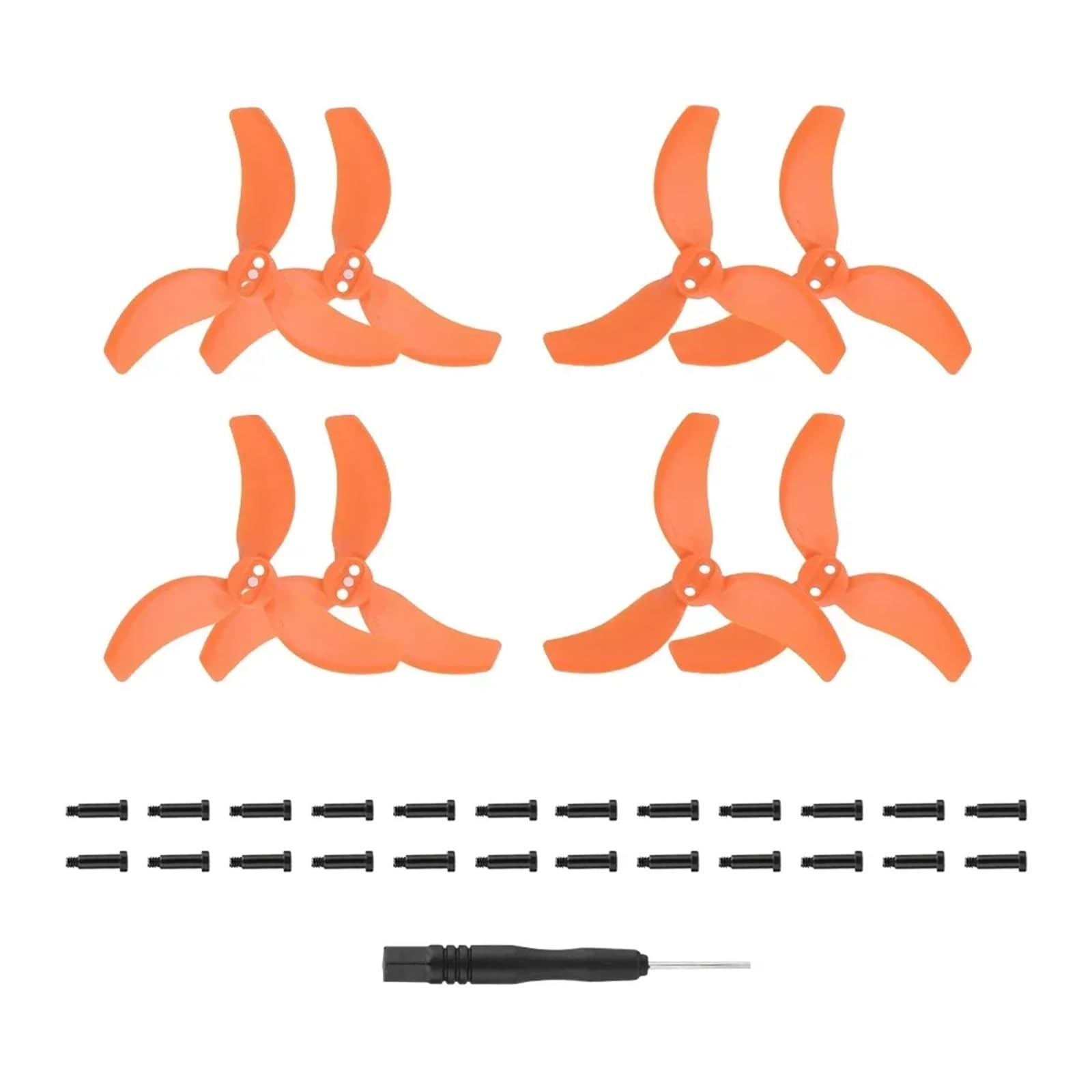 4/8 Pcs for Propeller 2 Drone Prop Laufrad Flügel Fan Ersatz Ersatzteile for 2 Zubehör(Orange 4 pairs) von MeVCWF