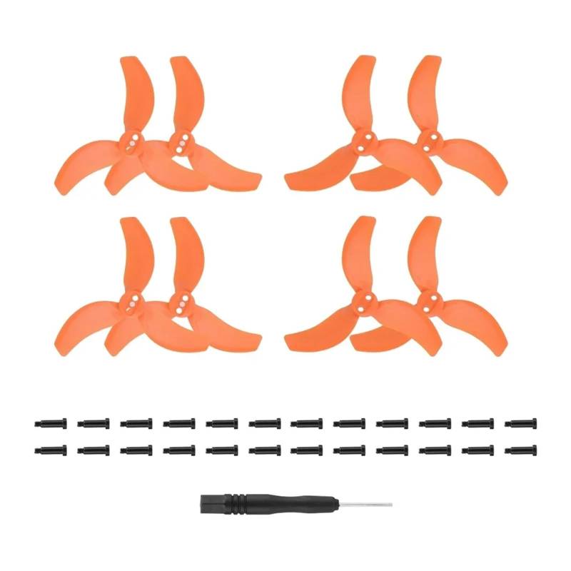 4/8 Pcs for Propeller 2 Drone Prop Laufrad Flügel Fan Ersatz Ersatzteile for 2 Zubehör(Orange 4 pairs) von MeVCWF