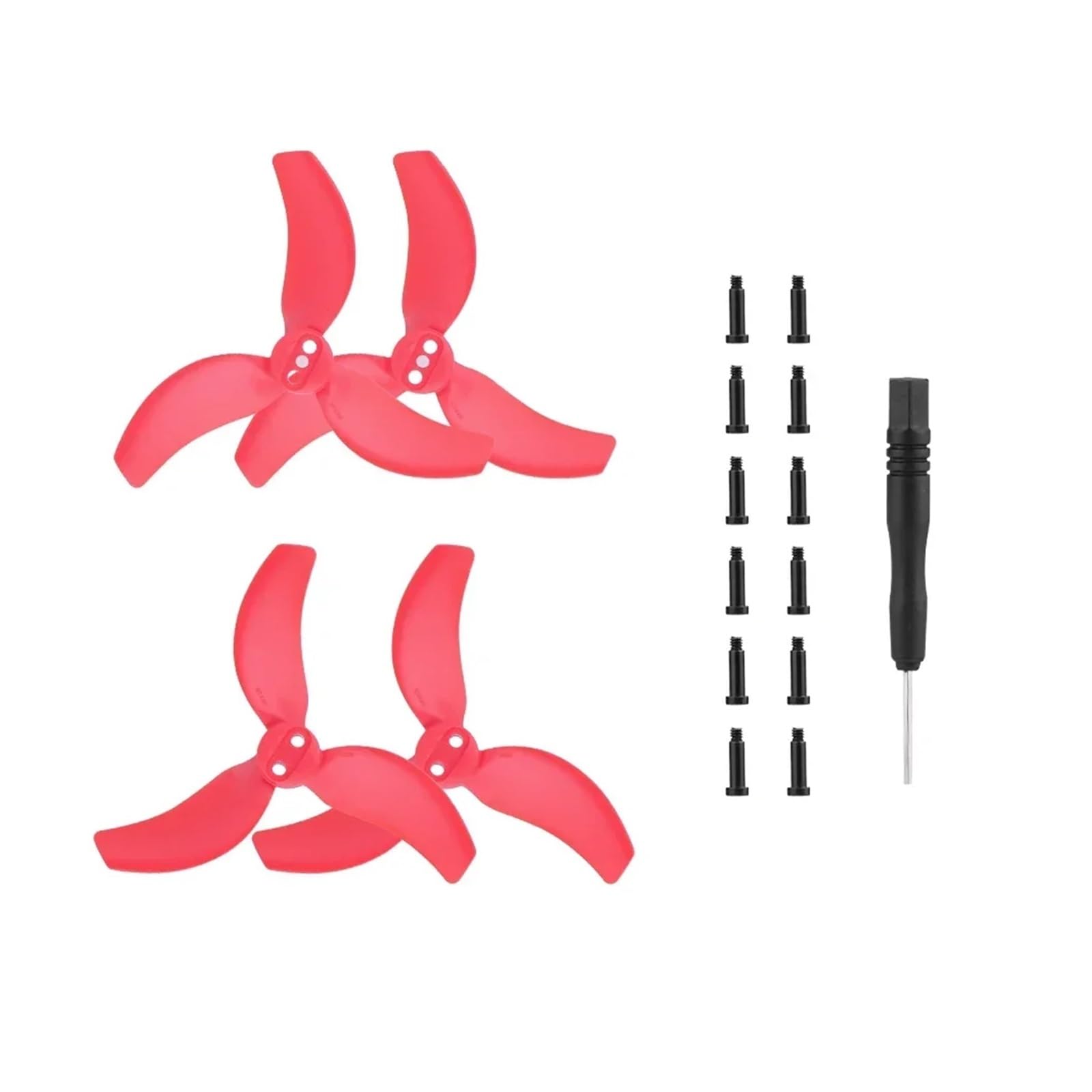 4/8 Pcs for Propeller 2 Drone Prop Laufrad Flügel Fan Ersatz Ersatzteile for 2 Zubehör(Red 2 pairs) von MeVCWF