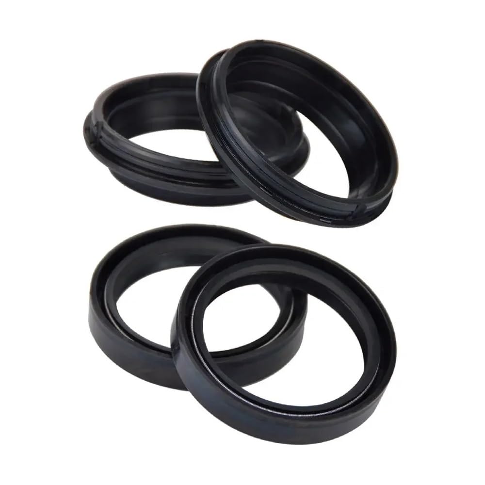 46x58x11 for Gabel Dämpfung Öl Dichtung 46 58 Staub Abdeckung Lip RM250 RM 250 SV1000 SV 1000 GSX1400 K1-K8 GSX 1400 SV1000S(2pcs seal 2pc cover) von MeVCWF