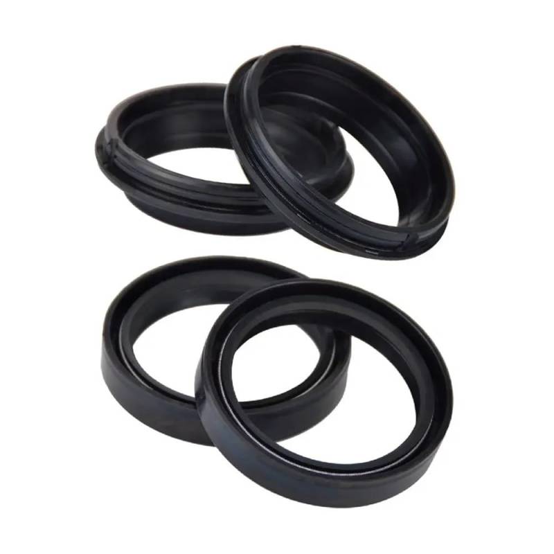 46x58x11 for Gabel Dämpfung Öl Dichtung 46 58 Staub Abdeckung Lip RM250 RM 250 SV1000 SV 1000 GSX1400 K1-K8 GSX 1400 SV1000S(2pcs seal 2pc cover) von MeVCWF